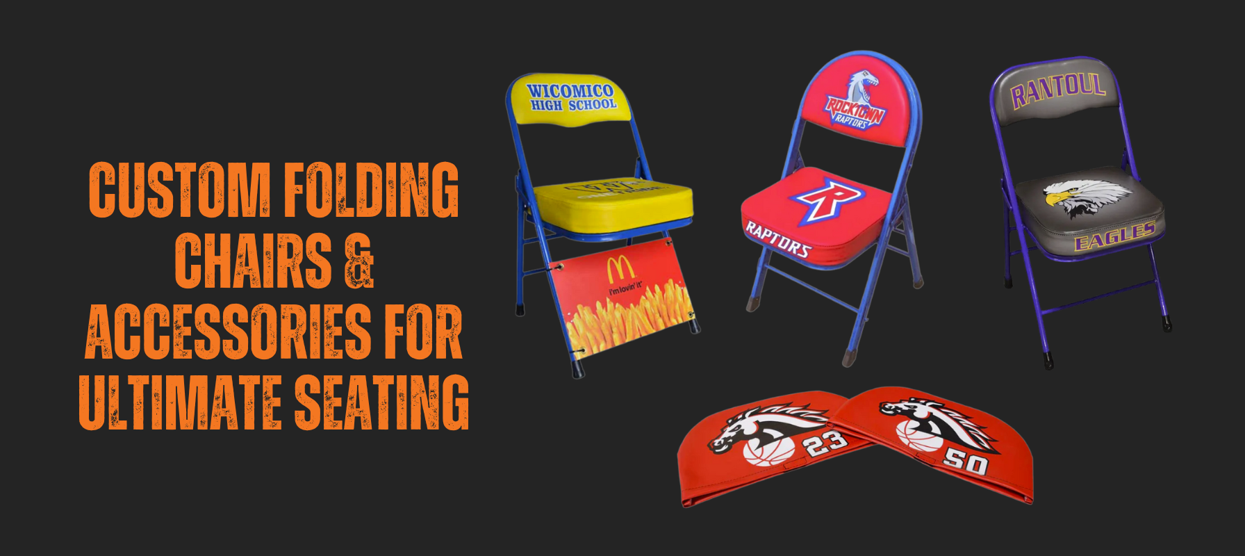 Custom Folding Chairs and Accessories