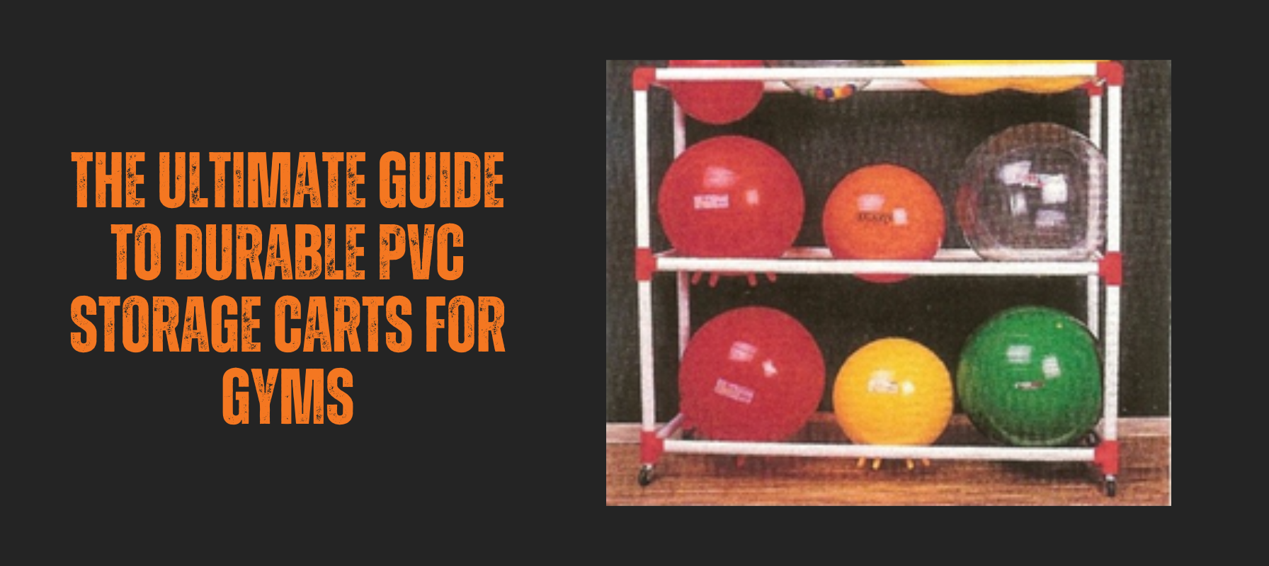 Durable PVC Storage Carts