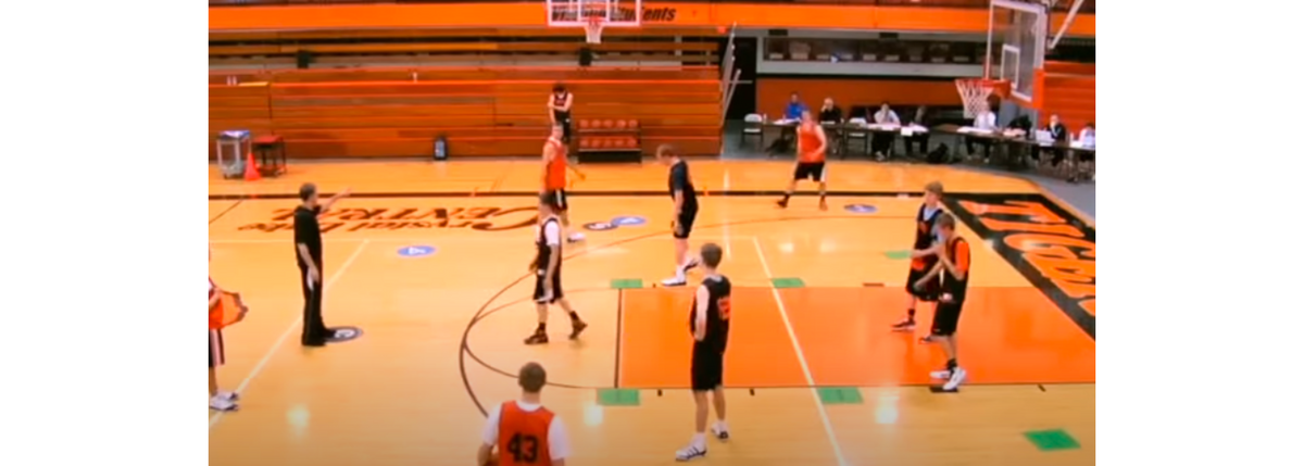 Pin and Skip Basketball