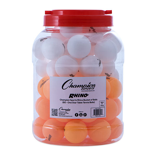 1-Star Table Tennis Ball, 60/Bucket