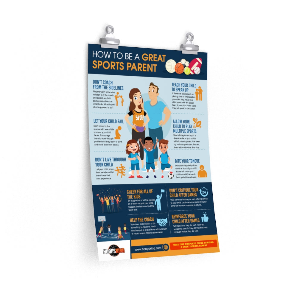 How to Be a Great Sports Parent Poster