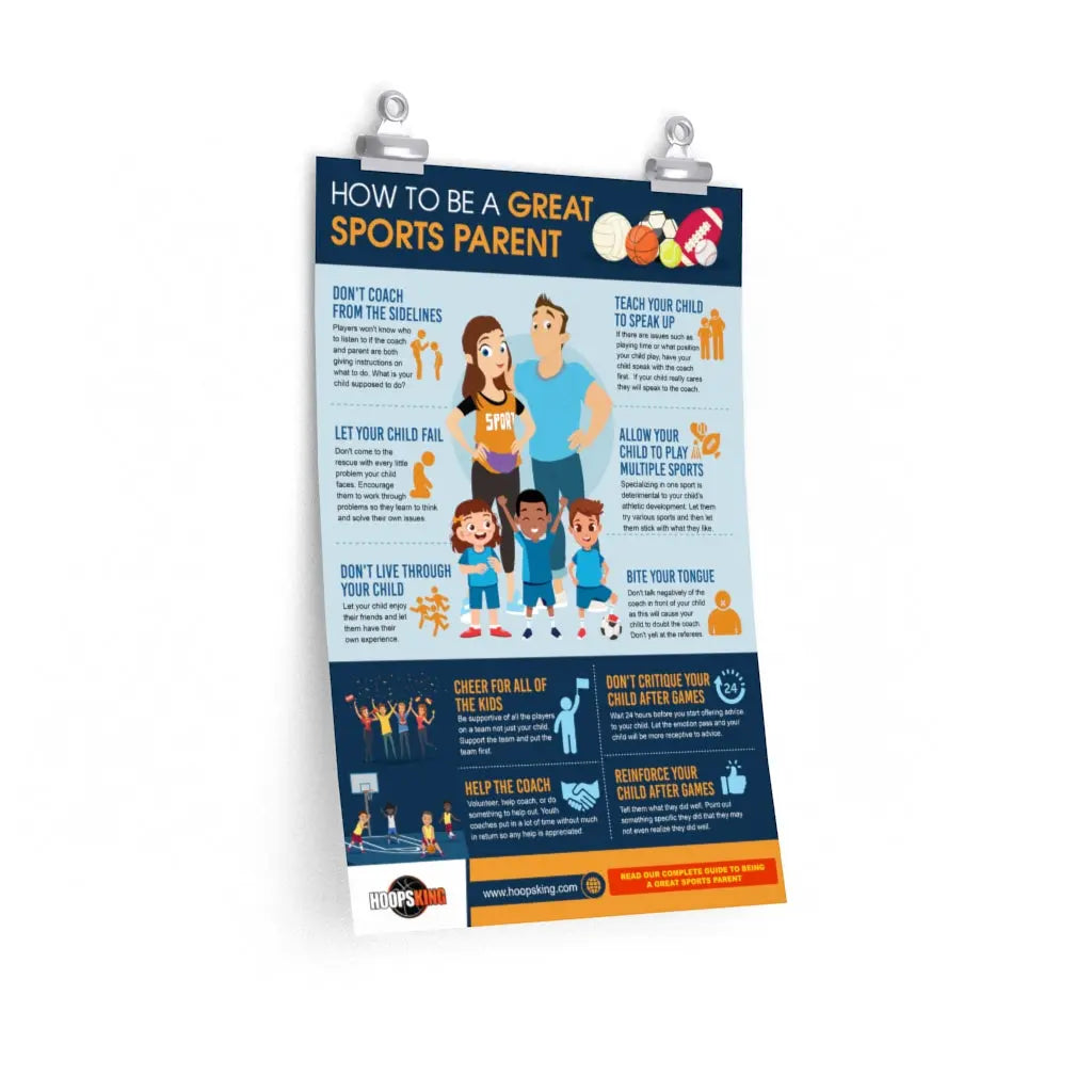 How to Be a Great Sports Parent Poster HoopsKing
