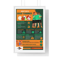 Thumbnail for How to Be a Great Teammate Premium Framed Vertical Poster HoopsKing