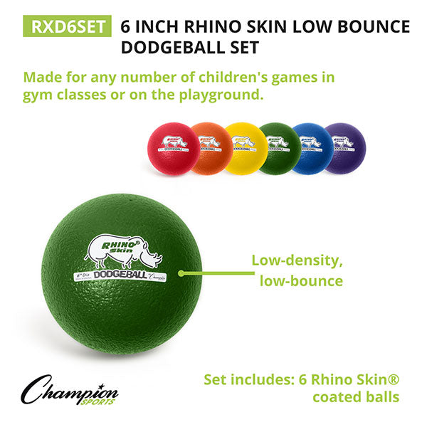 Rhino Skin Low Bounce Dodgeball Set