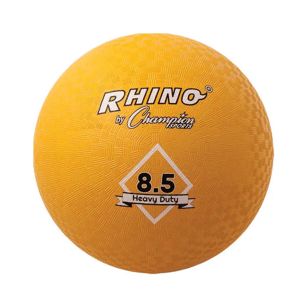 8.5" Heavy-Duty Playground Ball, Yellow HoopsKing