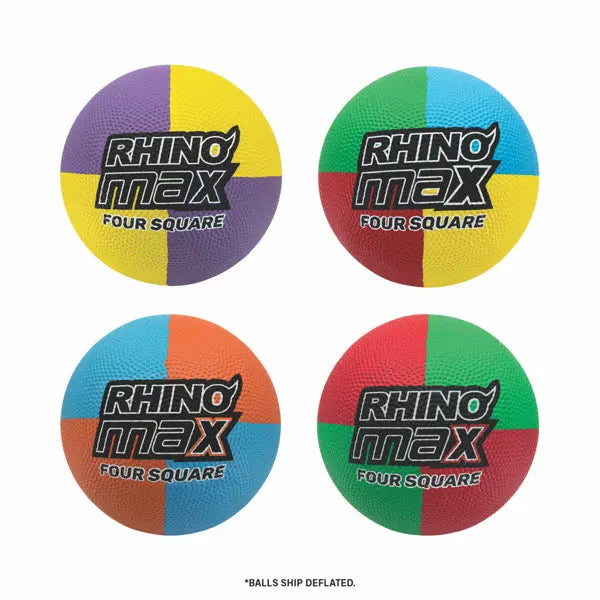 Rhino Max 4-Square Playground Ball Set HoopsKing