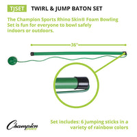 Thumbnail for Twirl and Jump Baton Set