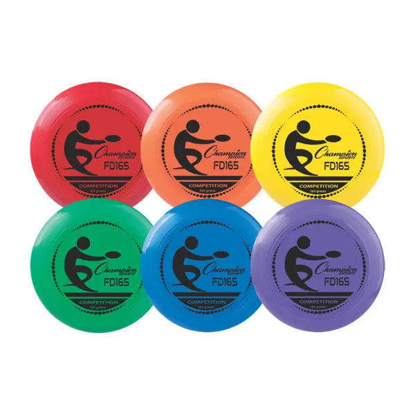 Competition Plastic Discs Set of 6 Champion Sports