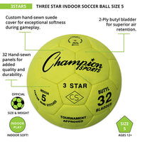 Thumbnail for Copy of 3 STAR INDOOR SOCCER BALL