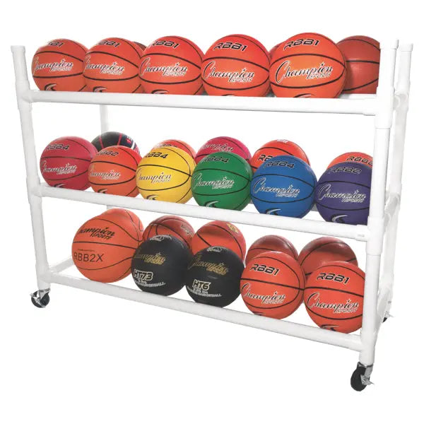 30-BASKETBALL HEAVY-DUTY CART HoopsKing