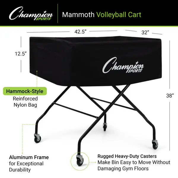 Mammoth Volleyball Cart Champion Sports