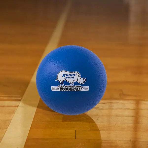 8.5" Rhino Skin Ultra Max Dodgeball, Blue HoopsKing