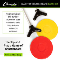 Thumbnail for Blacktop Shuffleboard Game Set