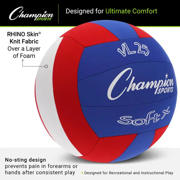 Rhino Skin Soft X Volleyball HoopsKing