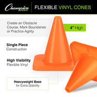 Thumbnail for High Visibility Flexible Vinyl Cone