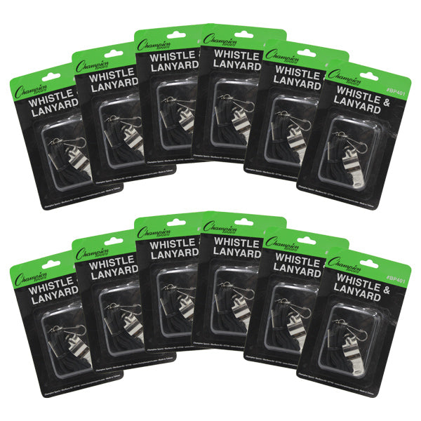 Metal Whistle And Lanyard