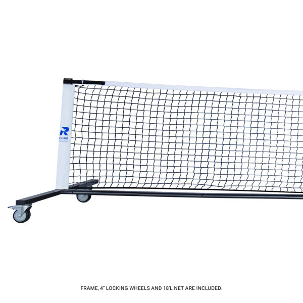 Rhino Deluxe Pickleball net With Wheels