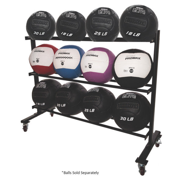 Promax 3-Level Medicine Ball Rack