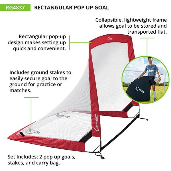 RECTANGULAR POP-UP GOAL HoopsKing