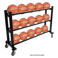 Thumbnail for Deluxe Heavy-Duty Basketball Cart