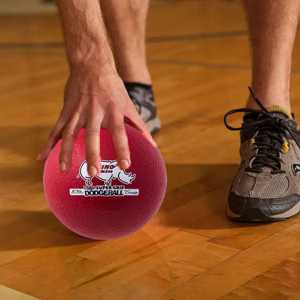 6" RHINO Skin Ultramax Dodgeball Red HoopsKing