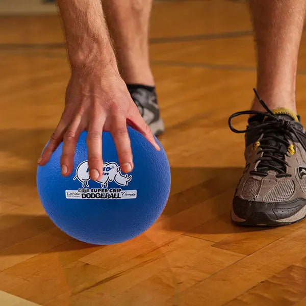 8.5" Rhino Skin Ultra Max Dodgeball, Blue HoopsKing