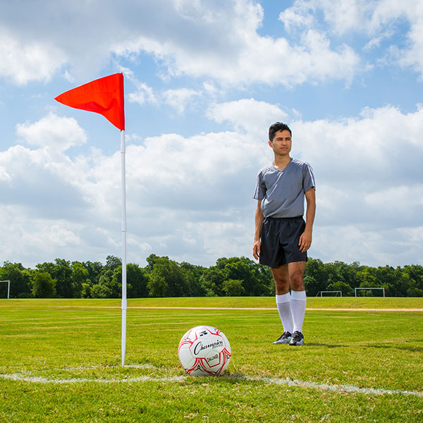 COLLAPSIBLE SOCCER CORNER FLAGS