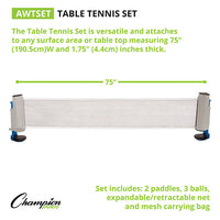 Thumbnail for Anywhere Table Tennis Set