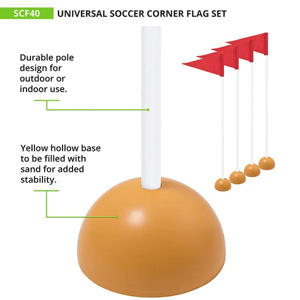 UNIVERSAL SOCCER CORNER FLAGS HoopsKing