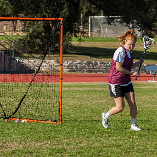 FOLDING BACKYARD LACROSSE GOAL HoopsKing