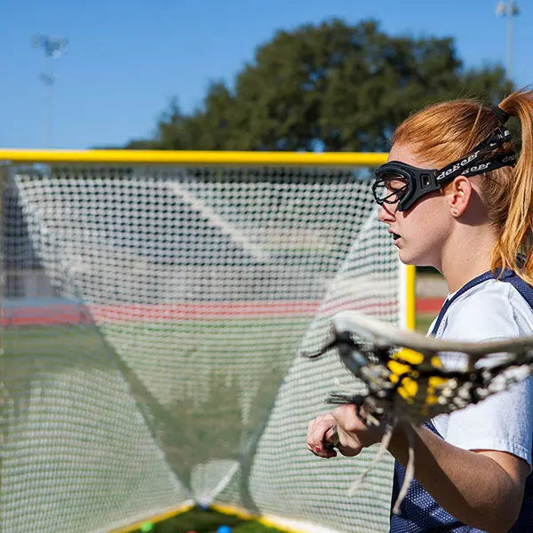 6 MM LACROSSE NETS, WHITE HoopsKing