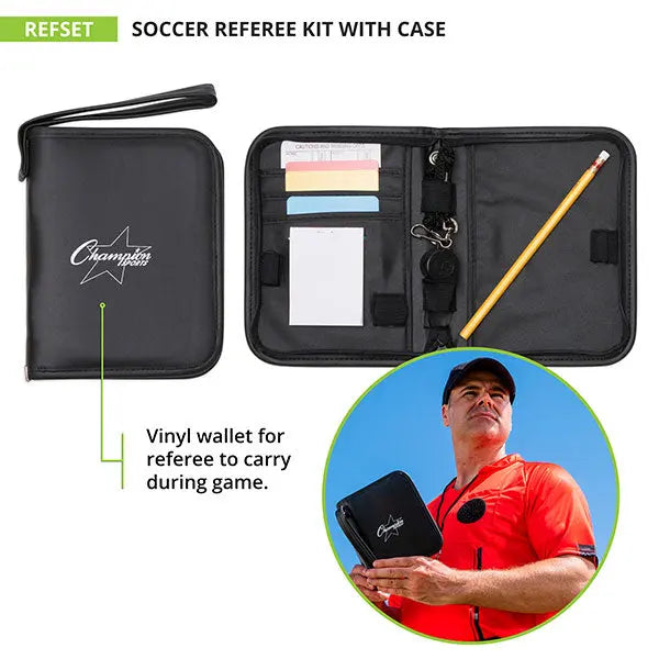 SOCCER REFEREE KIT WITH CASE HoopsKing