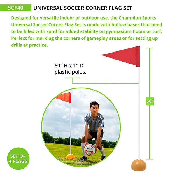 UNIVERSAL SOCCER CORNER FLAGS HoopsKing