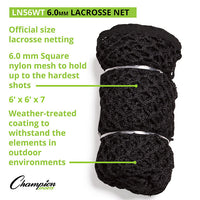 Thumbnail for 6 MM LACROSSE NETS, WEATHER TREATED