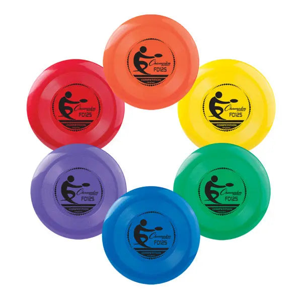 Competition Plastic Discs Set of 6 Champion Sports