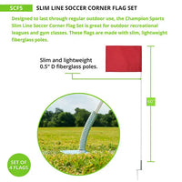 Thumbnail for SLIM LINE SOCCER CORNER FLAGS HoopsKing