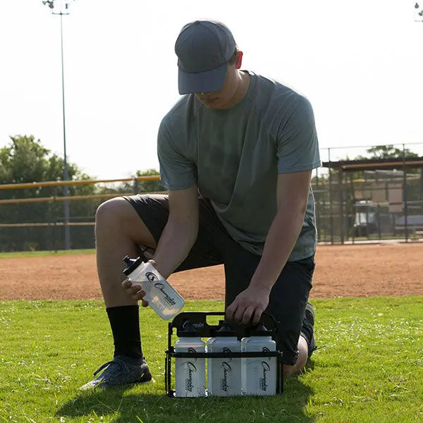 WATER BOTTLE AND CARRIER SET Champion Sports