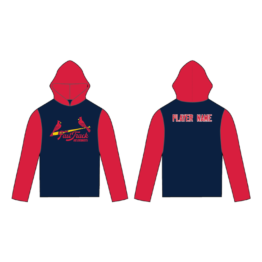 Hooded Travel T-Shirt – Long Sleeve example 2