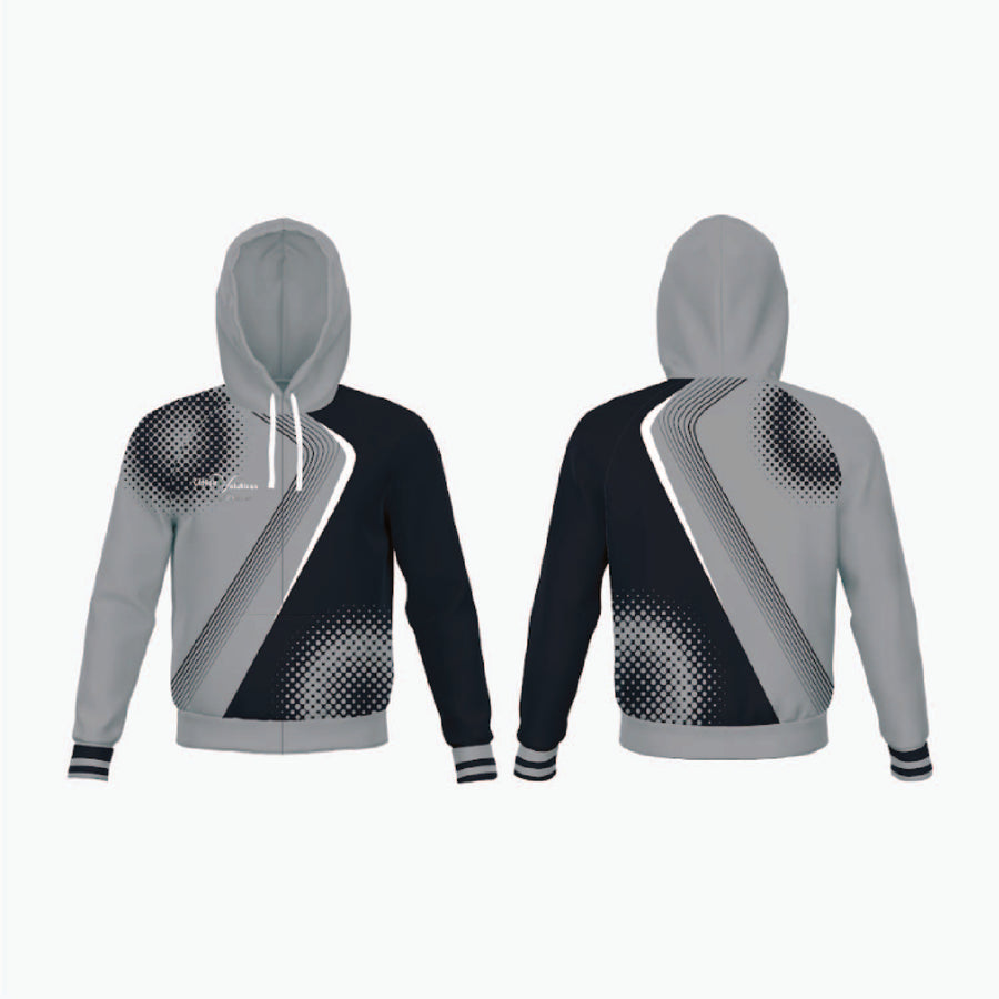 Full-Zip Hooded Warm-Up Jacket example 10