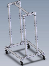 Thumbnail for Light Weight Single Mat Carts – Aquatic Storage Cart | Easy Assembly | 28