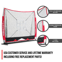 Thumbnail for 5x5 Baseball / Softball Net w/ 3 Weighted Balls & Strike Zone Target