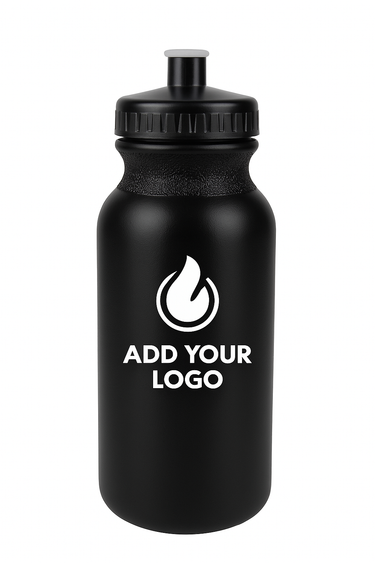 custom water bottle 1 color logo