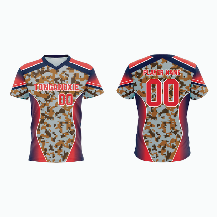Pro V-Neck Pullover Baseball Jersey example 4