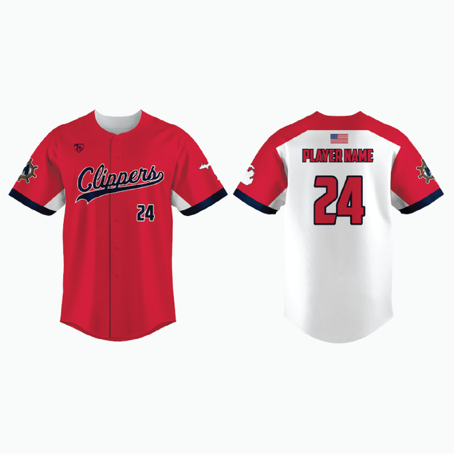 Full-Button Baseball Jersey example 17