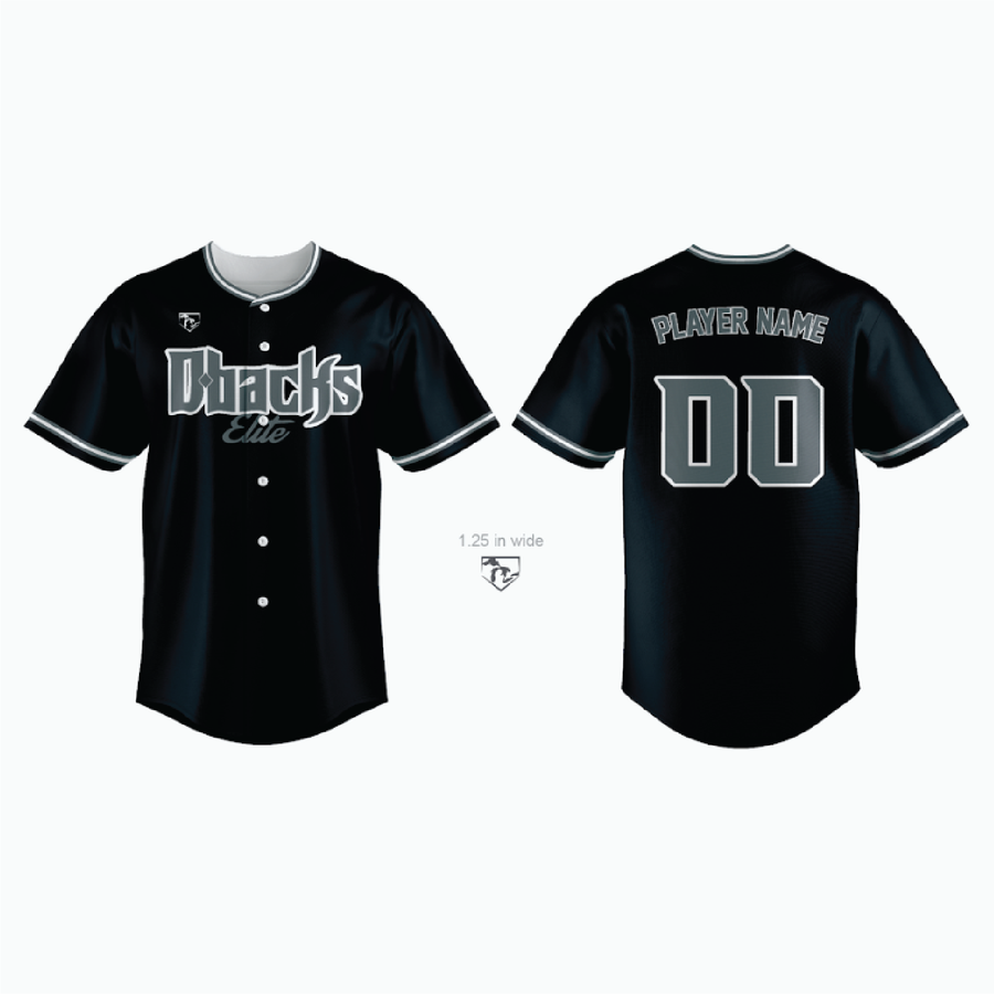 Pro Full-Button Baseball Jersey example 12