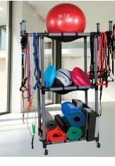Thumbnail for Multi-Purpose Cart with Wheels – Ball Storage Cart | Easy Assembly