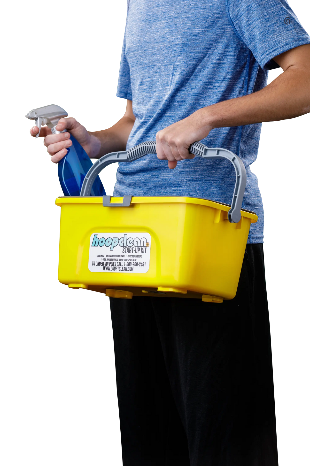 HoopClean Start-Up Kit for Basketball Backboards HoopsKing