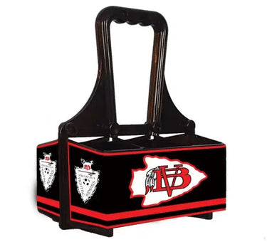 Custom Water Bottle Carrier | Holds 6 Bottles | Set of 4 HoopsKing