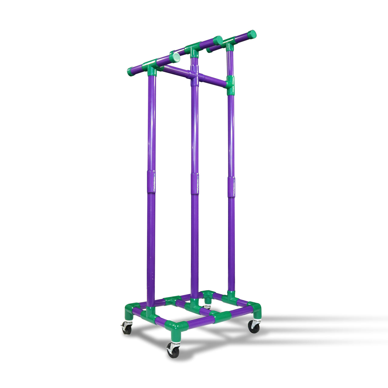 Jump Rope Hoop Holder – Ball Storage Cart | Heavy-Duty Construction | Easy Assembly | 28"L x 19"W x 68"H.