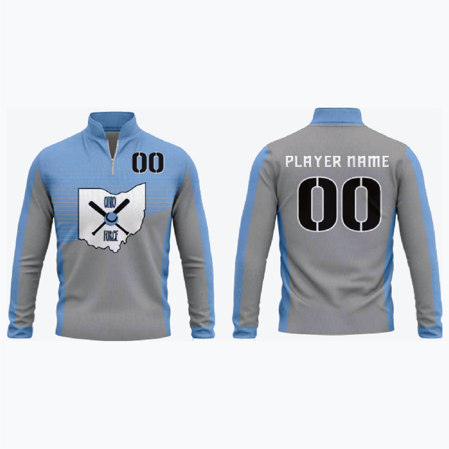 1/4 Zip Fleece Sweatshirt (Men’s, Women’s, Youth) example 18
